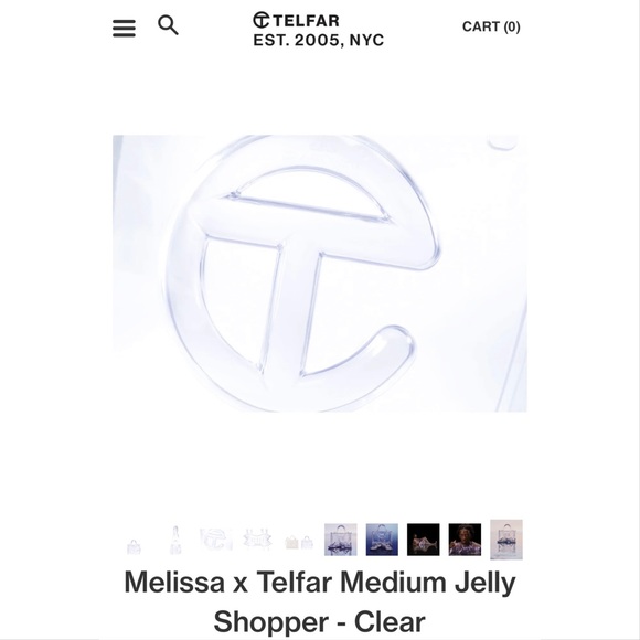 🫧 Melissa X Telfar Medium Jelly Shopper 🫧 - Picture 11 of 14